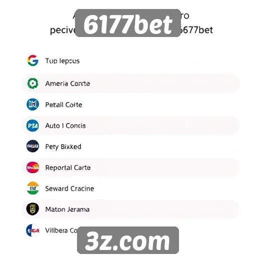 Métodos de pagamento aceitos no 6177bet